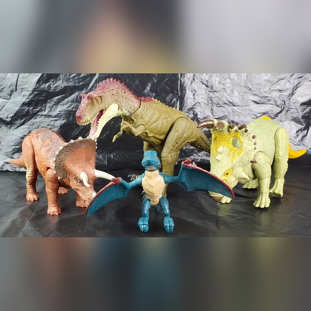 Mattel Jurassic World Dinosaur Figures Toys - Lot of 4 - GUC